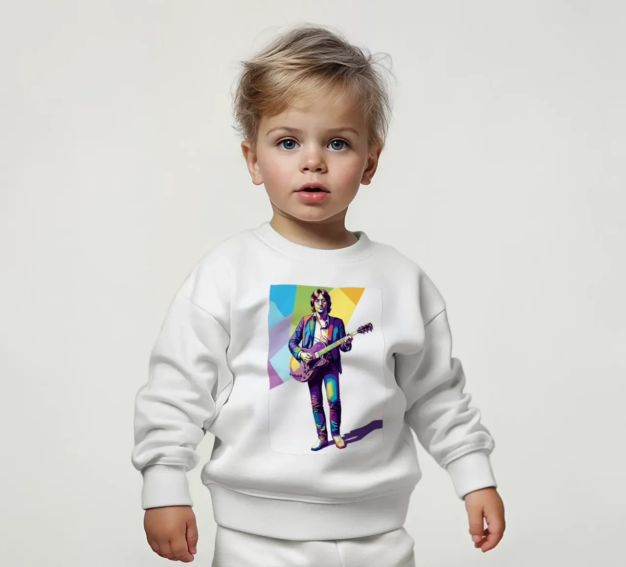 John Lennon in WPAP art style felpa neonato da Hantamrata