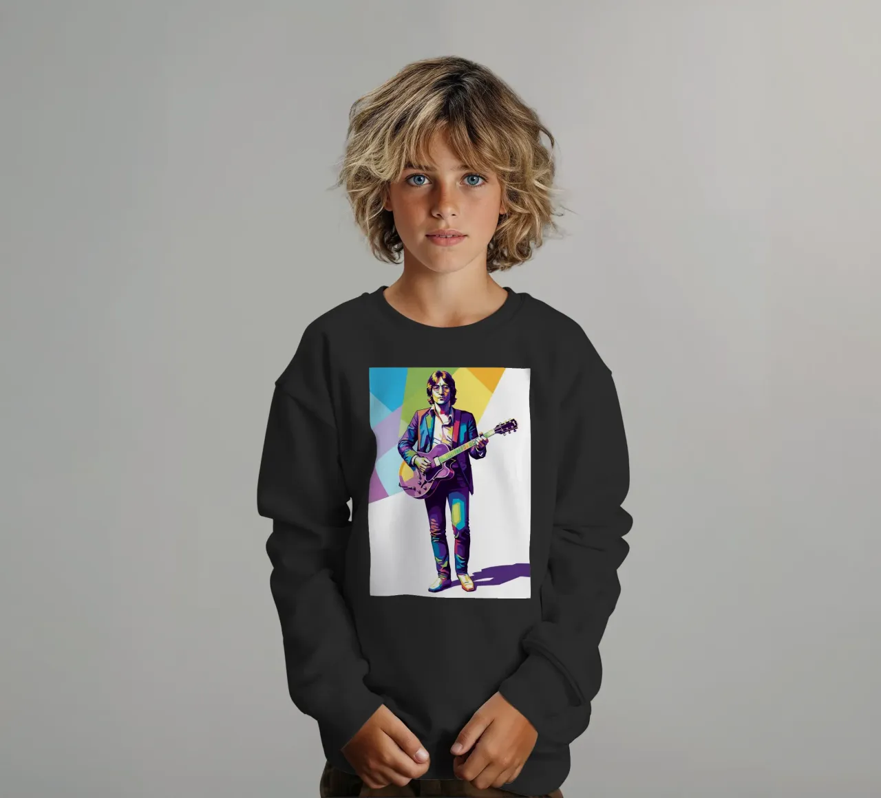 John Lennon in WPAP art style felpa bambino da Hantamrata