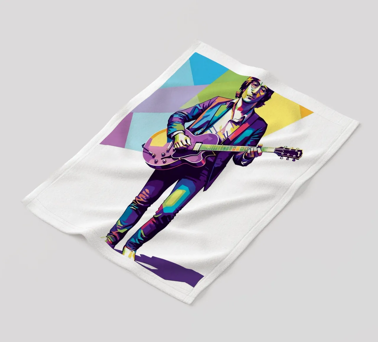 John Lennon in WPAP art style coperta in pile da Hantamrata