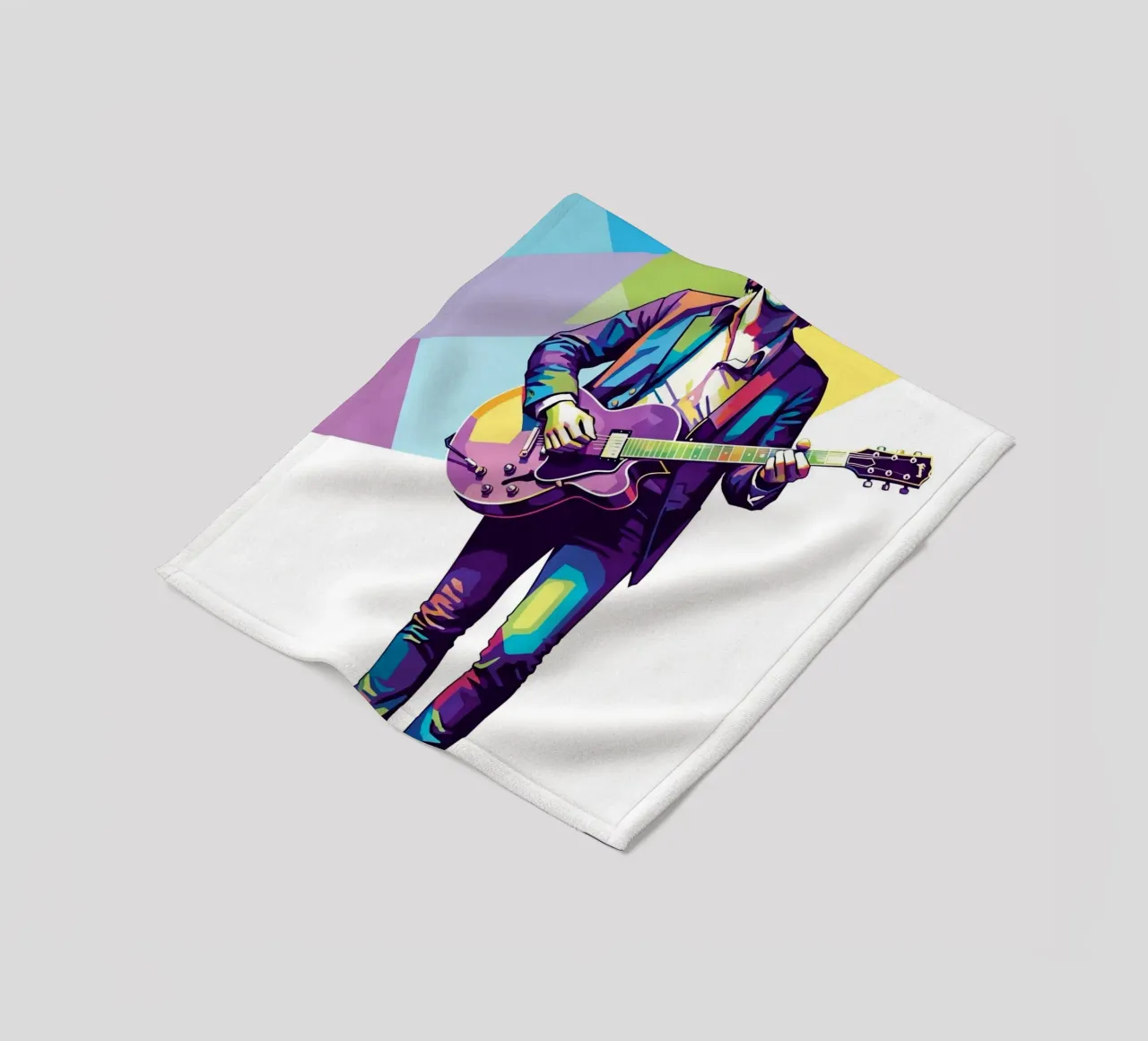 John Lennon in WPAP art style coperta in pile da Hantamrata