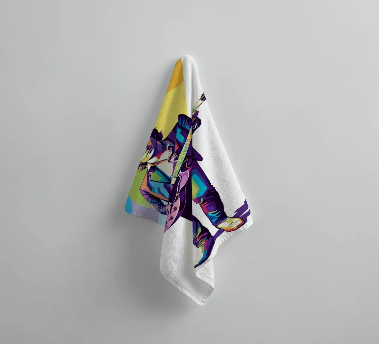 John Lennon in WPAP art style asciugamano da bagno da Hantamrata