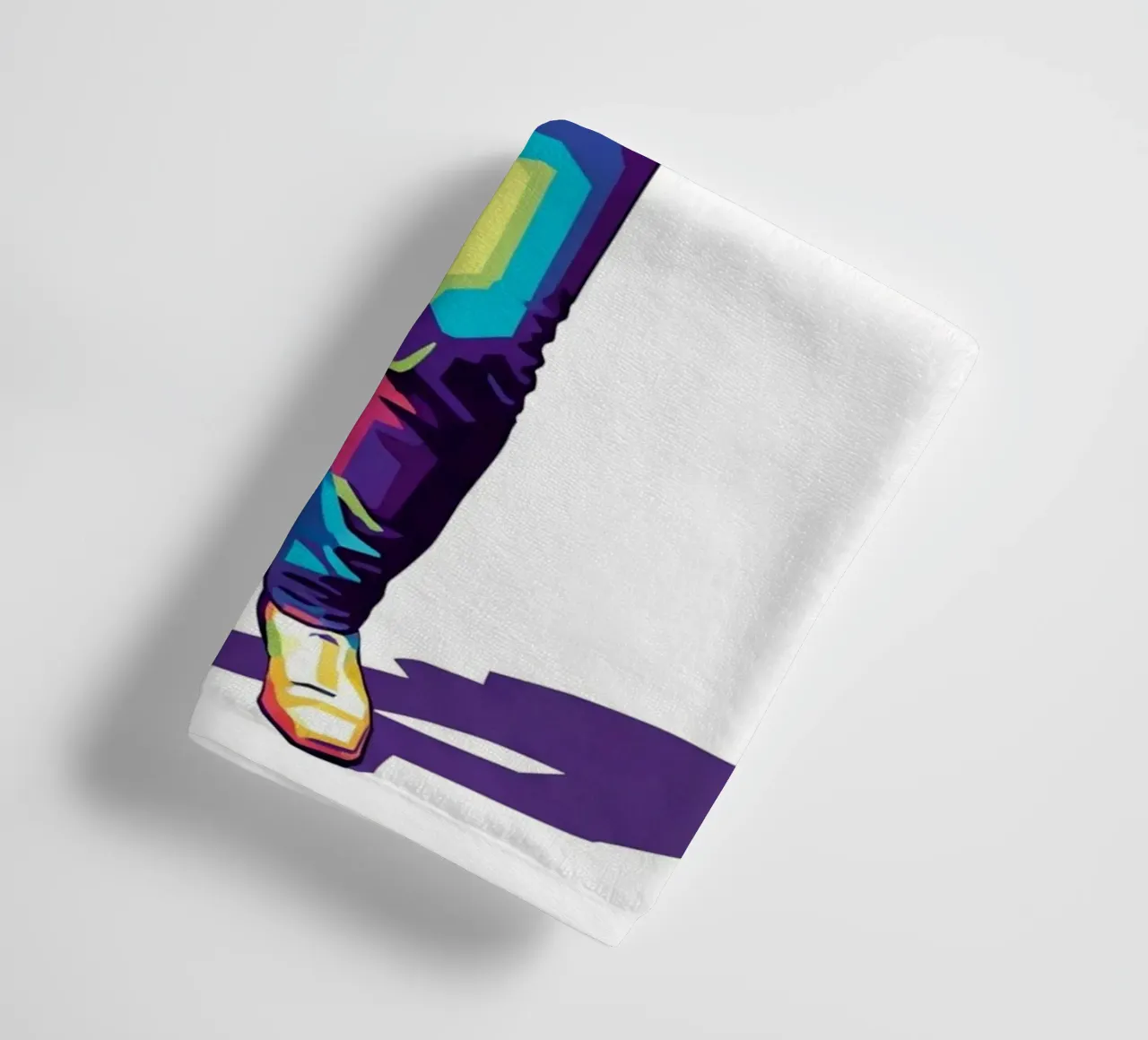 John Lennon in WPAP art style asciugamano da bagno da Hantamrata