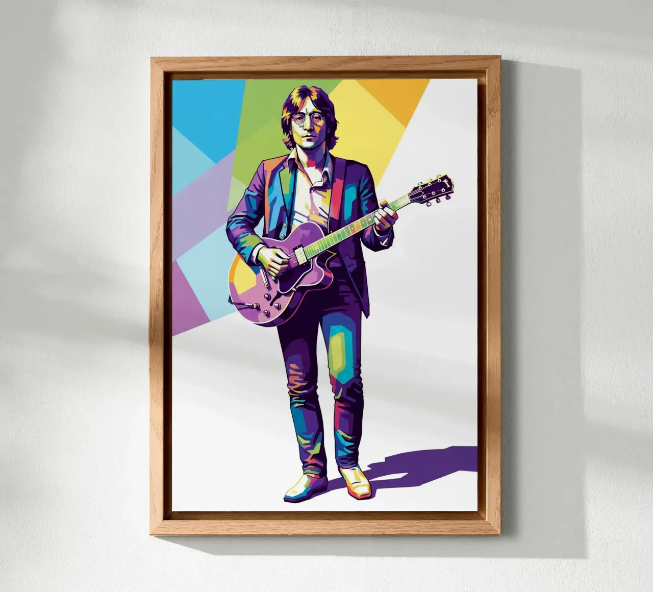 John Lennon in WPAP art style alluminio dibond da Hantamrata