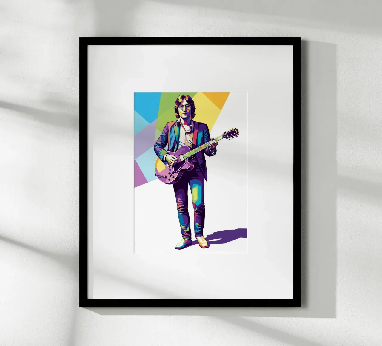 John Lennon in WPAP art style carta hahnemühle da Hantamrata