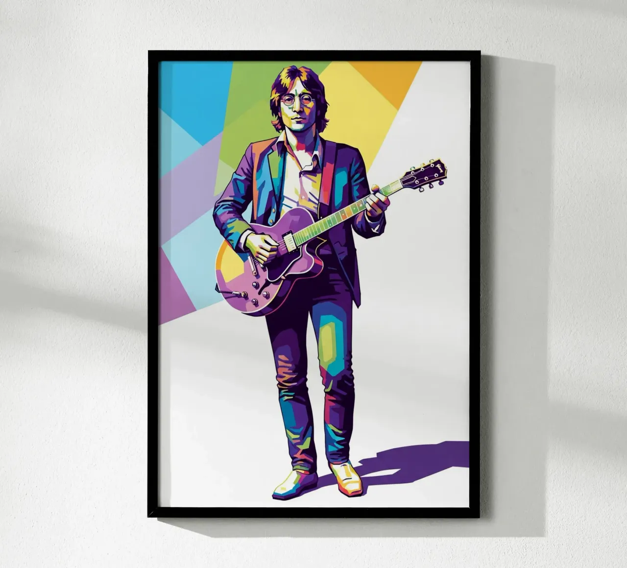 John Lennon in WPAP art style carta hahnemühle da Hantamrata