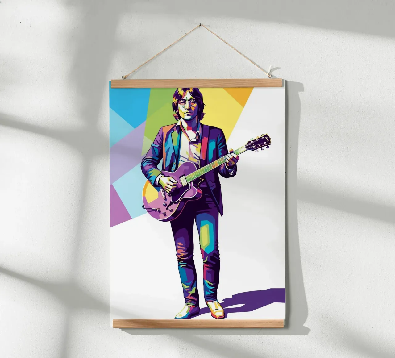 John Lennon in WPAP art style carta hahnemühle da Hantamrata