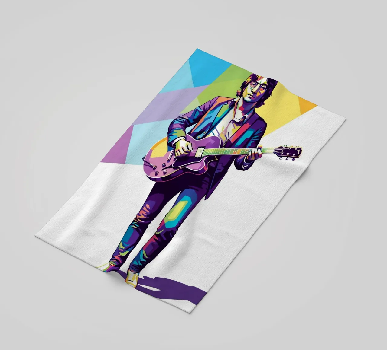 John Lennon in WPAP art style telo mare da Hantamrata