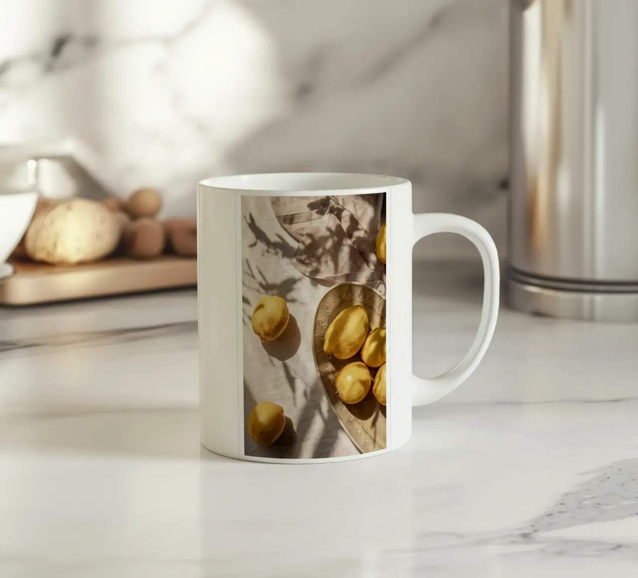 limoni frutta tazza in ceramica da William Allen