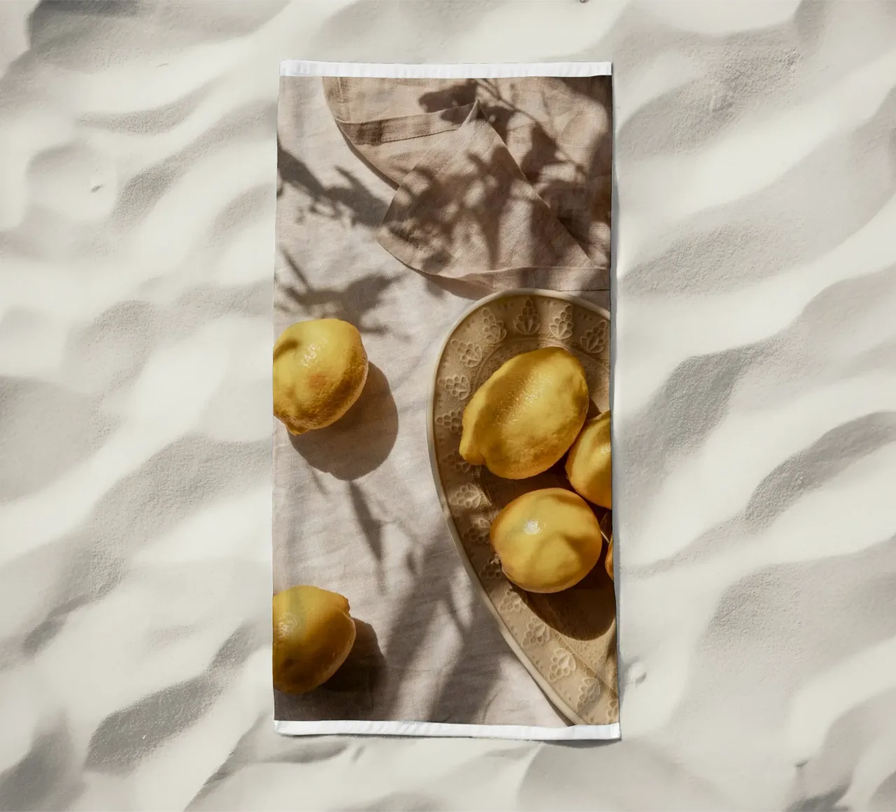 limoni frutta telo mare da William Allen