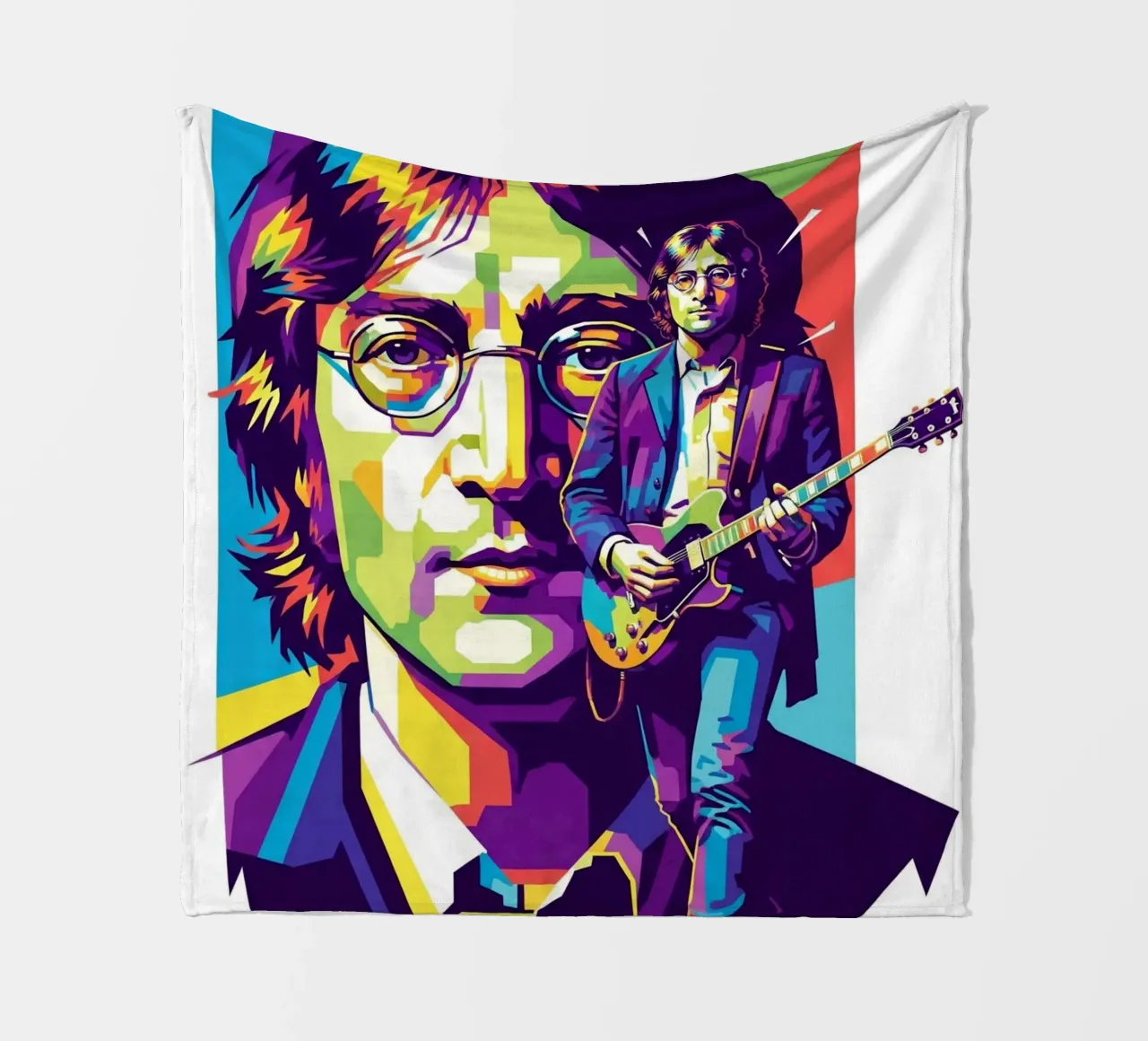 John Lennon the Legend coperta in pile da Hantamrata
