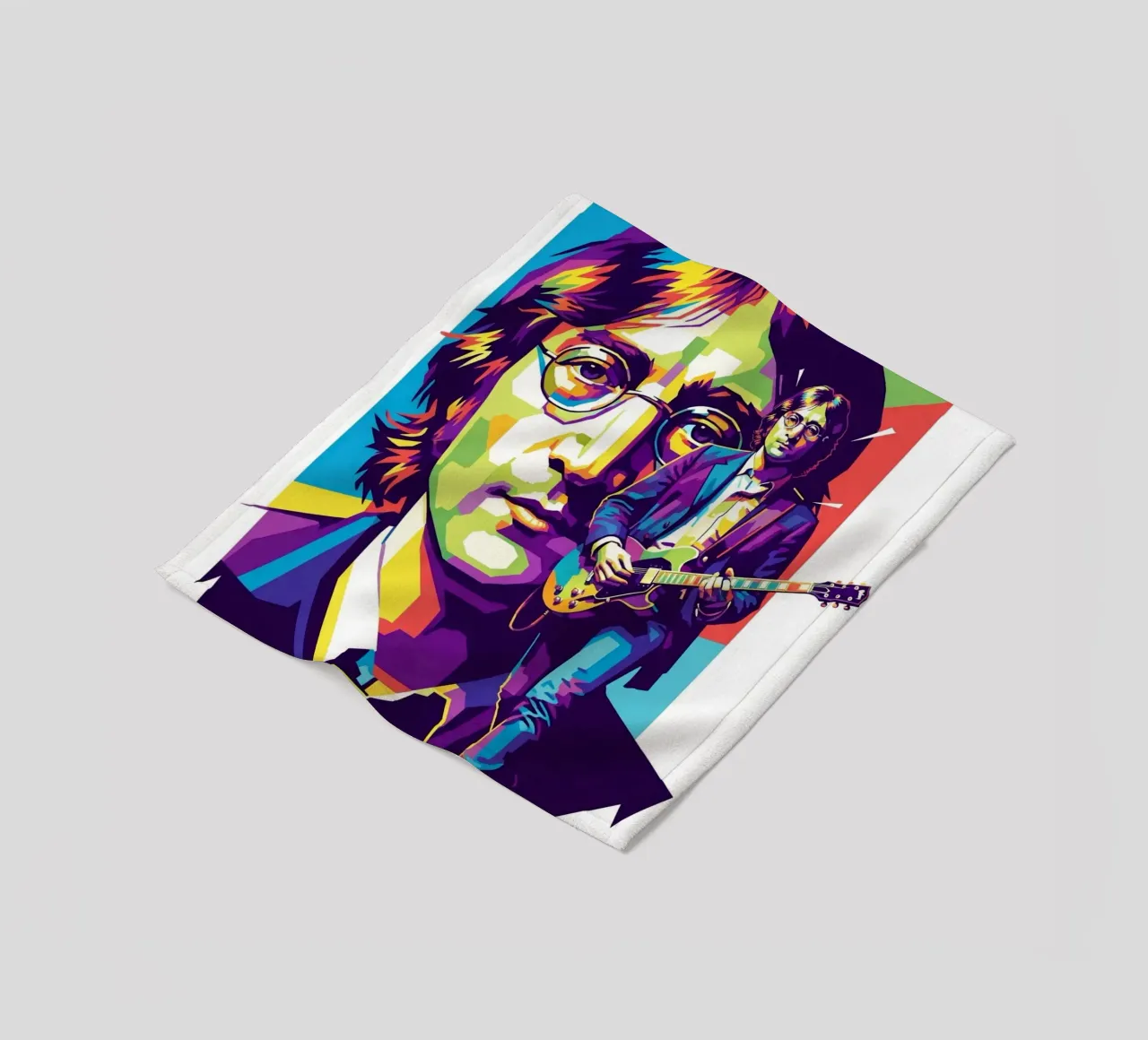 John Lennon the Legend coperta in pile da Hantamrata