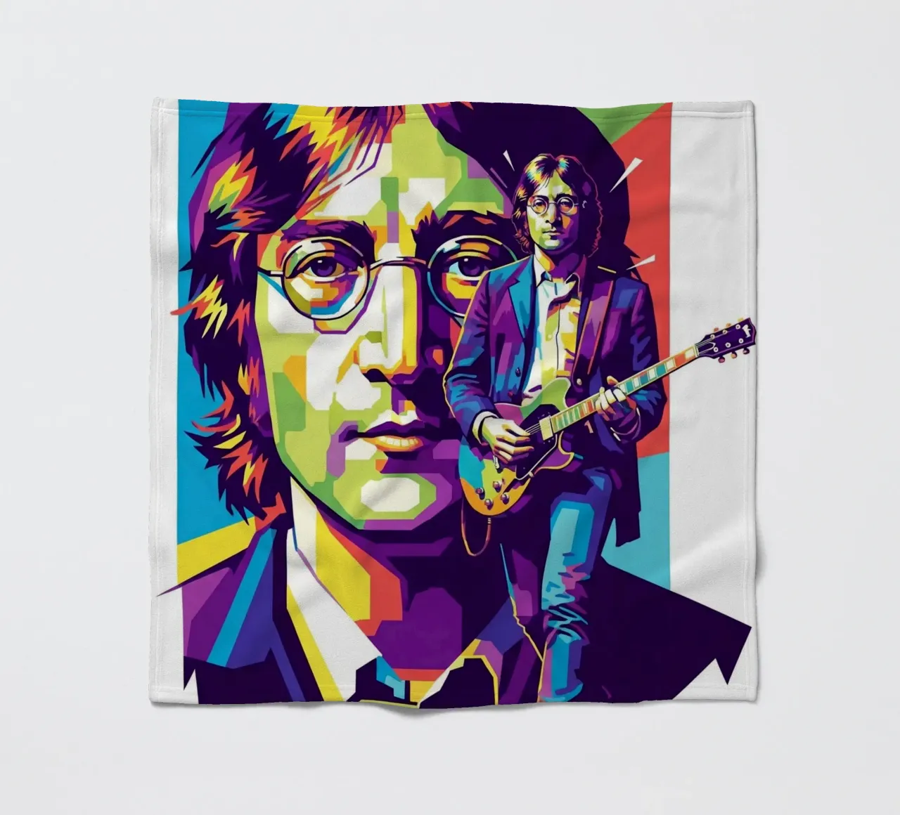 John Lennon the Legend coperta in pile da Hantamrata