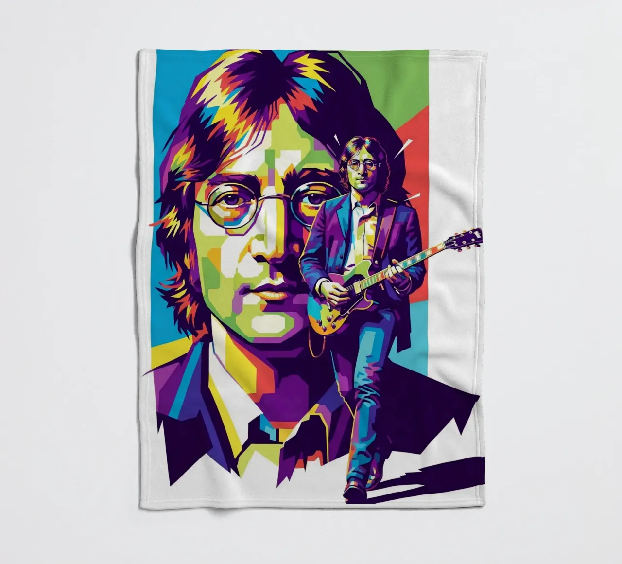 John Lennon the Legend coperta in pile da Hantamrata