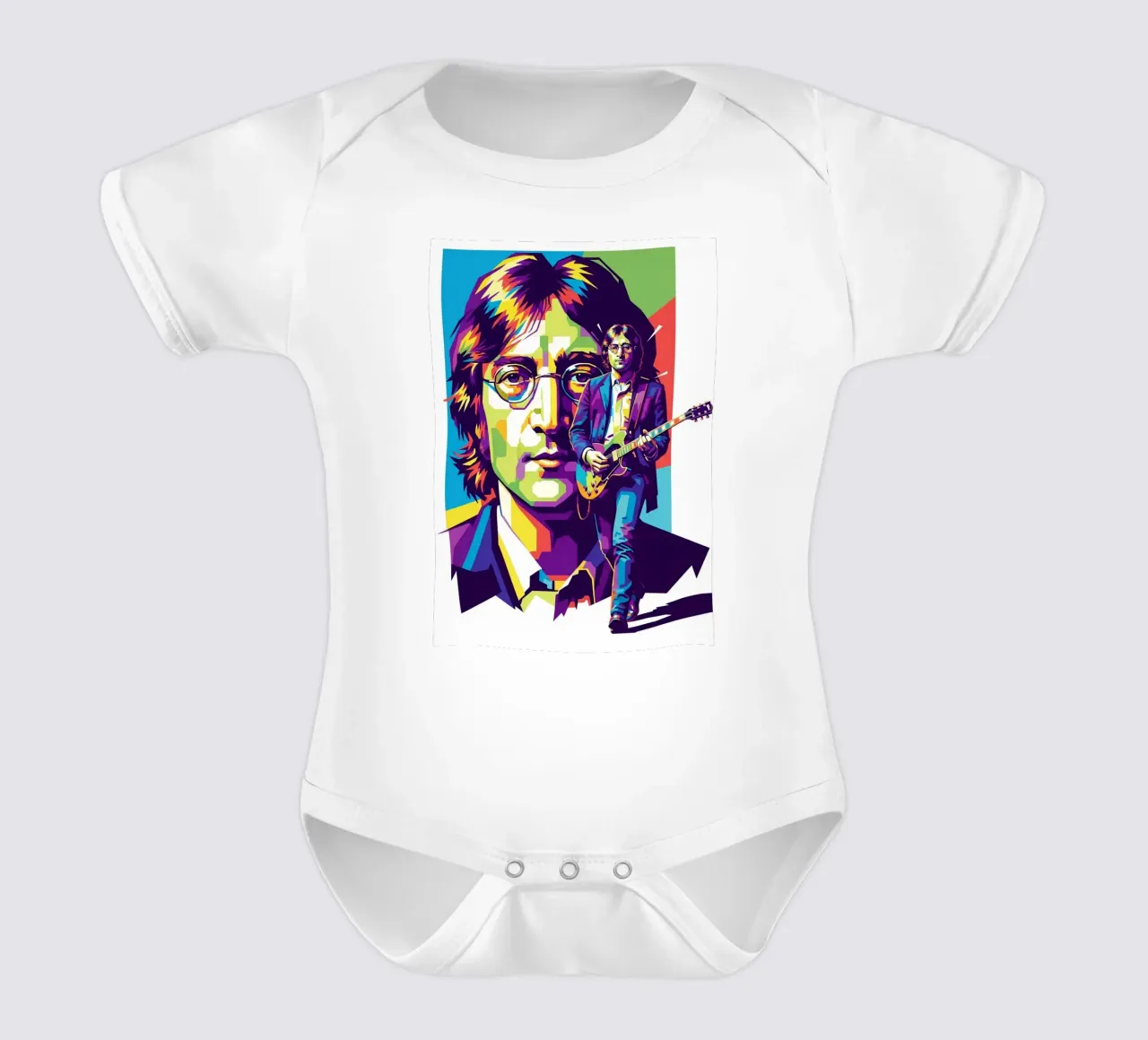 John Lennon the Legend body neonato maniche corte da Hantamrata