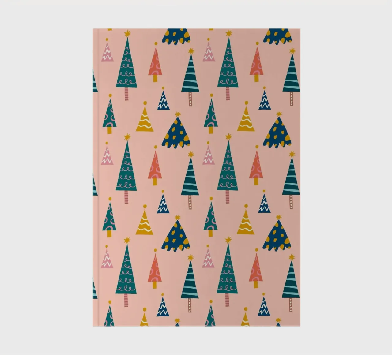 Christmas Pattern No 14 notebook by treechild