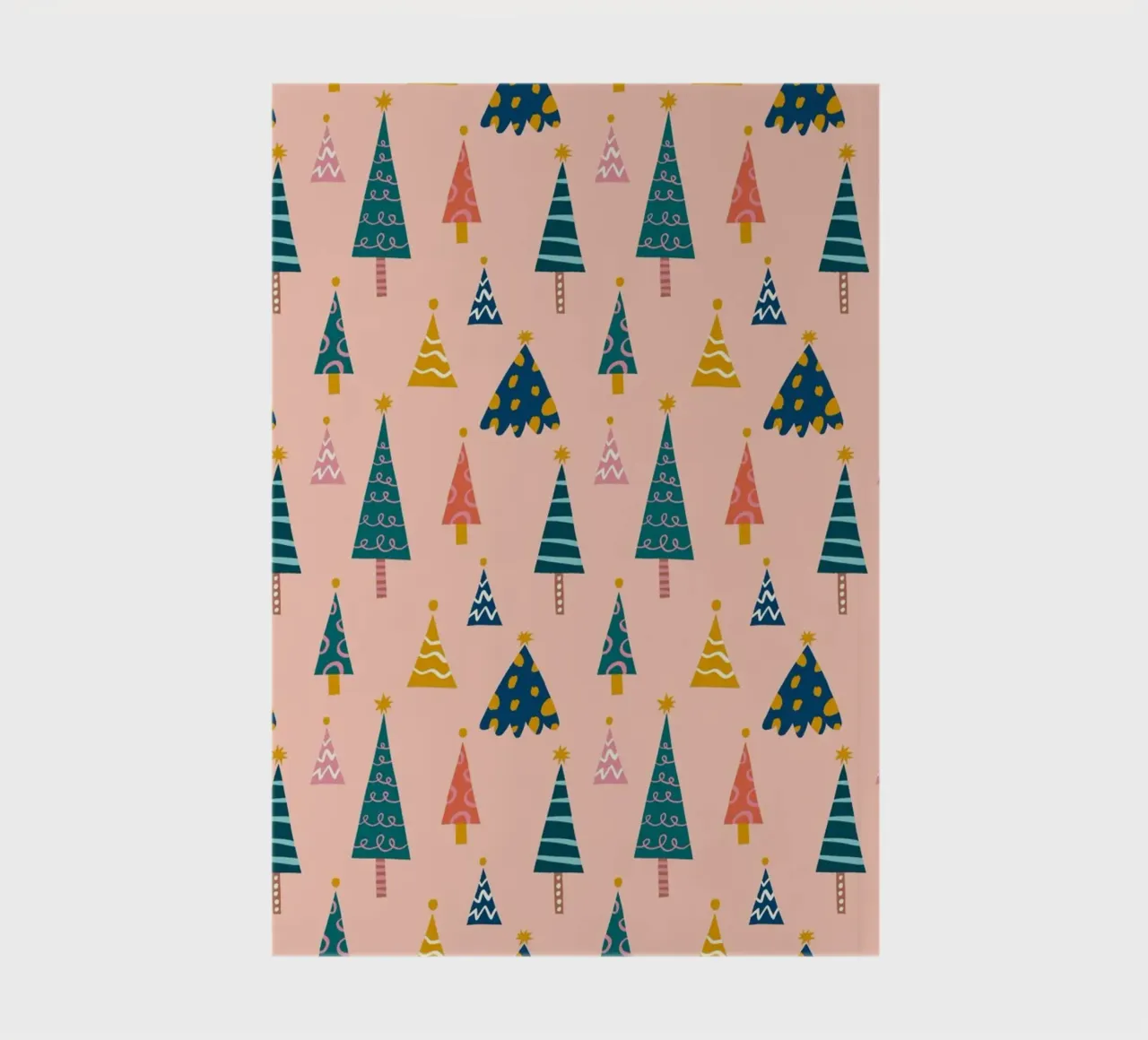Christmas Pattern No 14 notebook by treechild