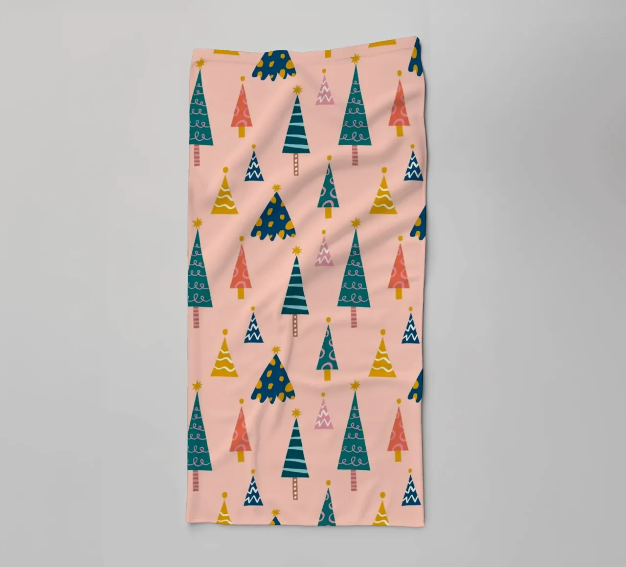 Christmas Pattern No 14 towel by treechild