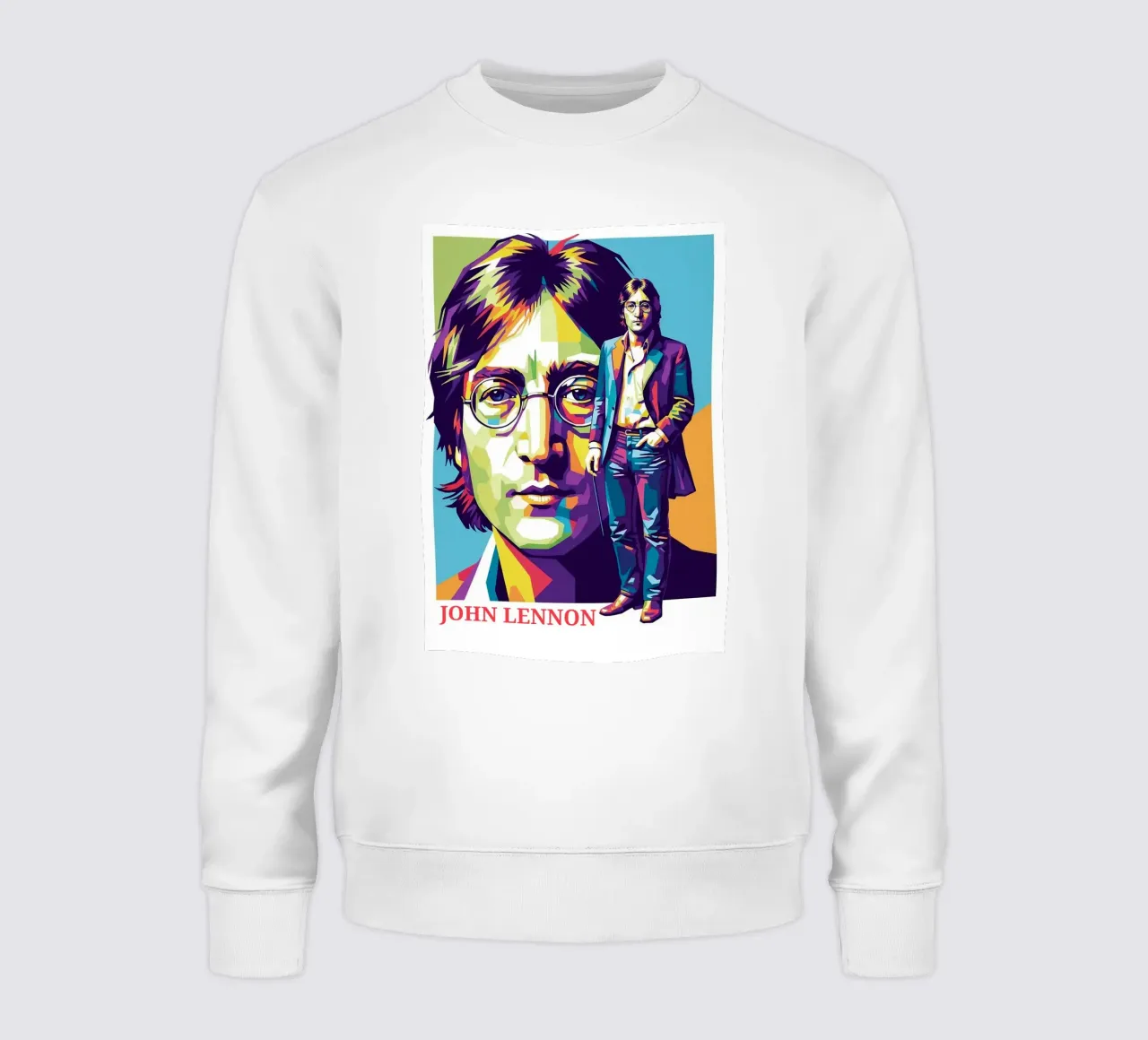 John Lennon style felpa da Hantamrata