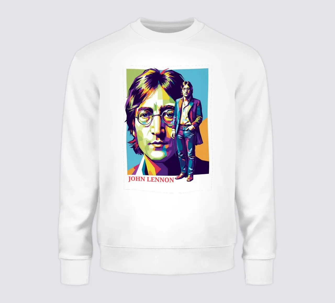John Lennon style felpa da Hantamrata