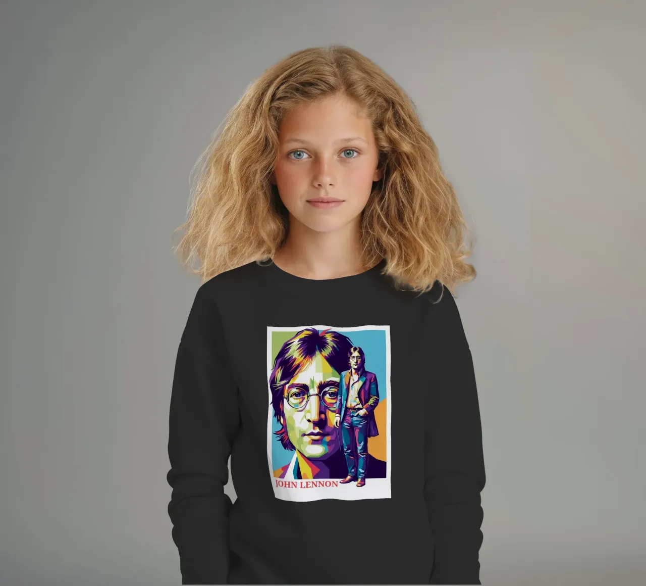 John Lennon style felpa bambino da Hantamrata