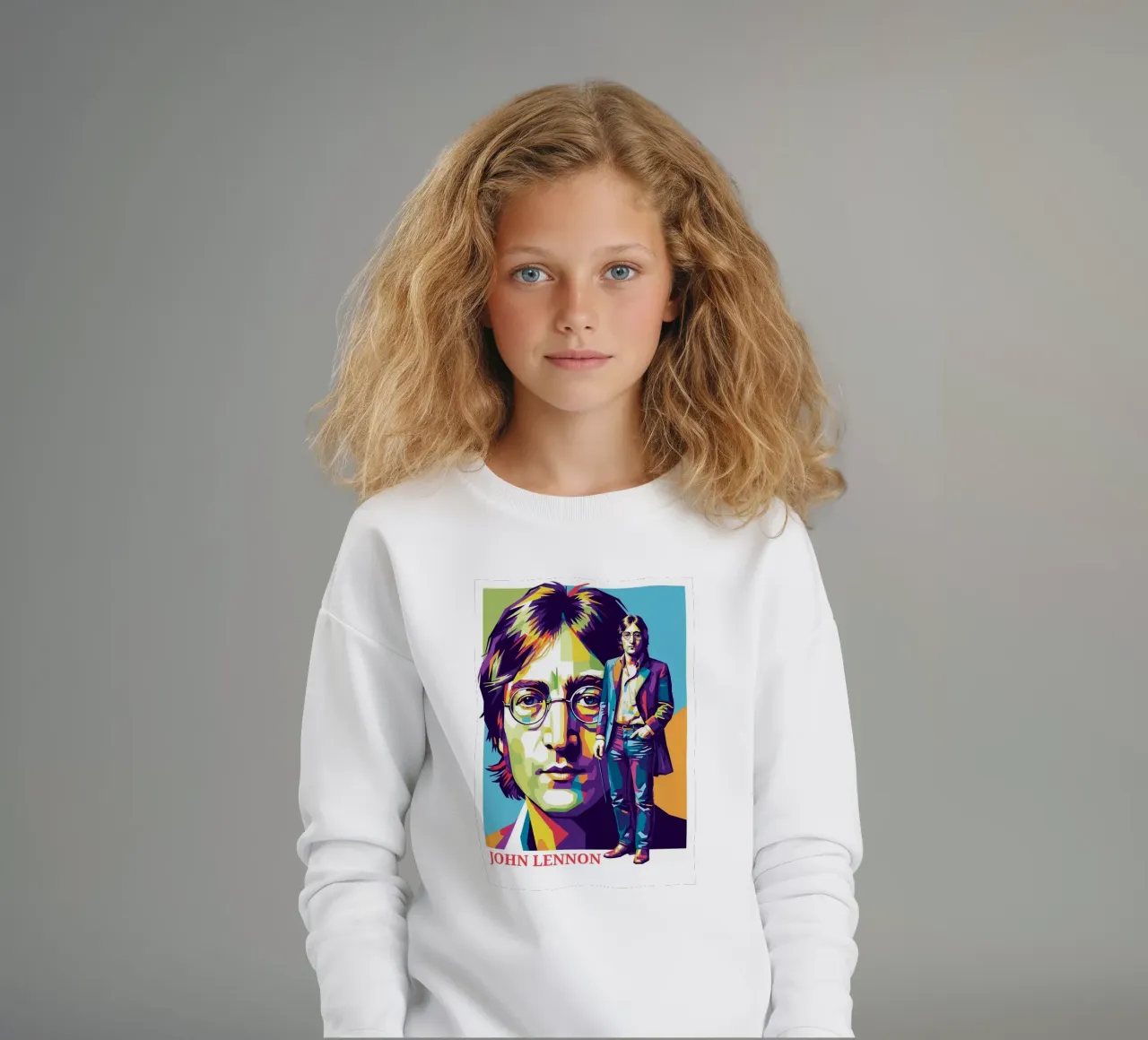 John Lennon style felpa bambino da Hantamrata