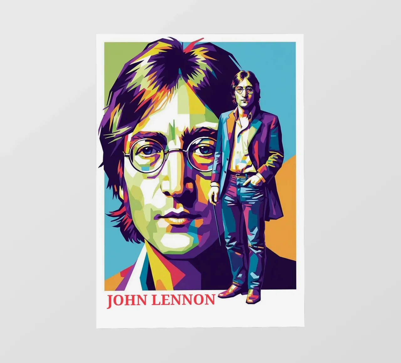 John Lennon style telo in pvc da Hantamrata