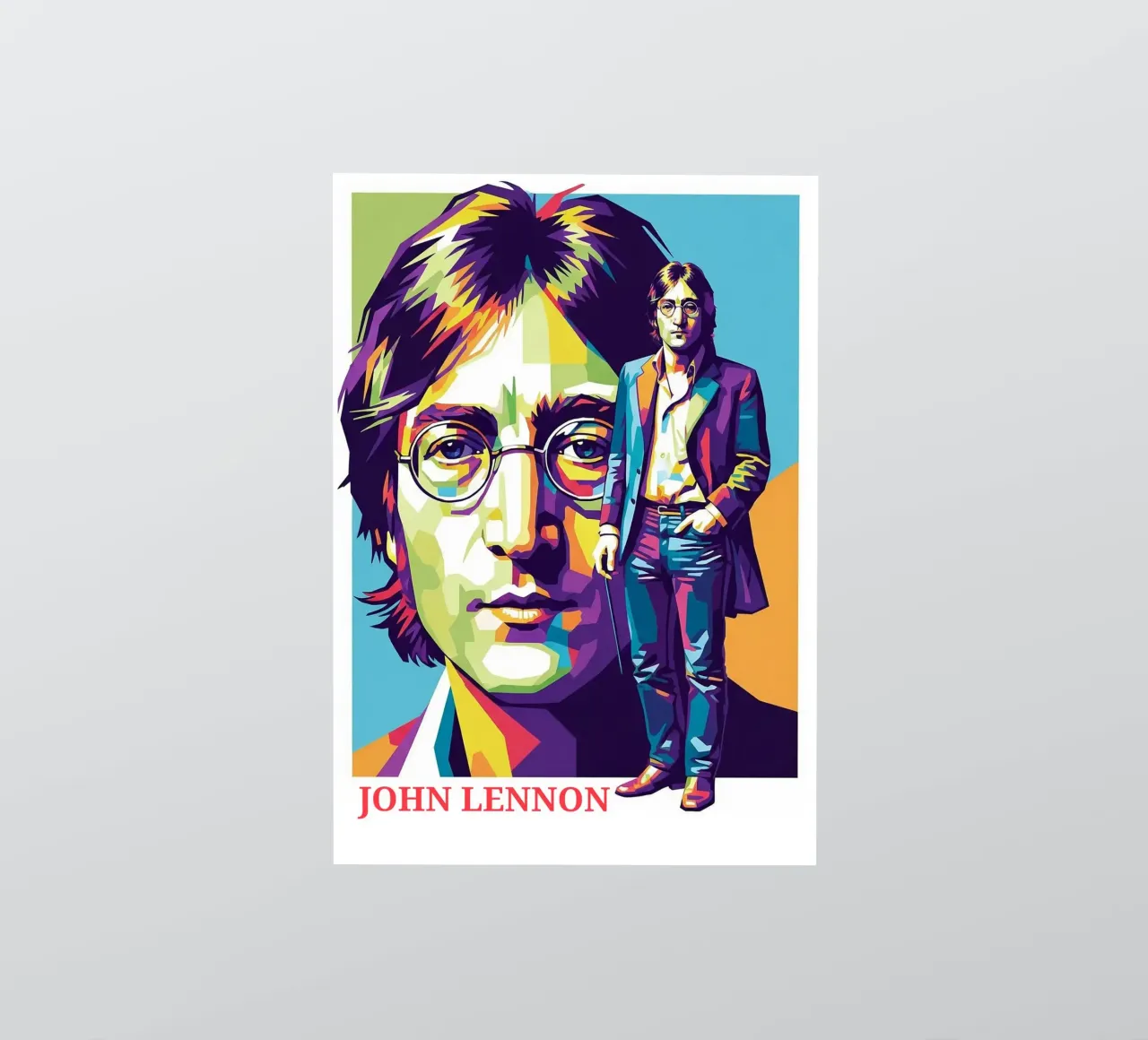 John Lennon style adesivo da Hantamrata