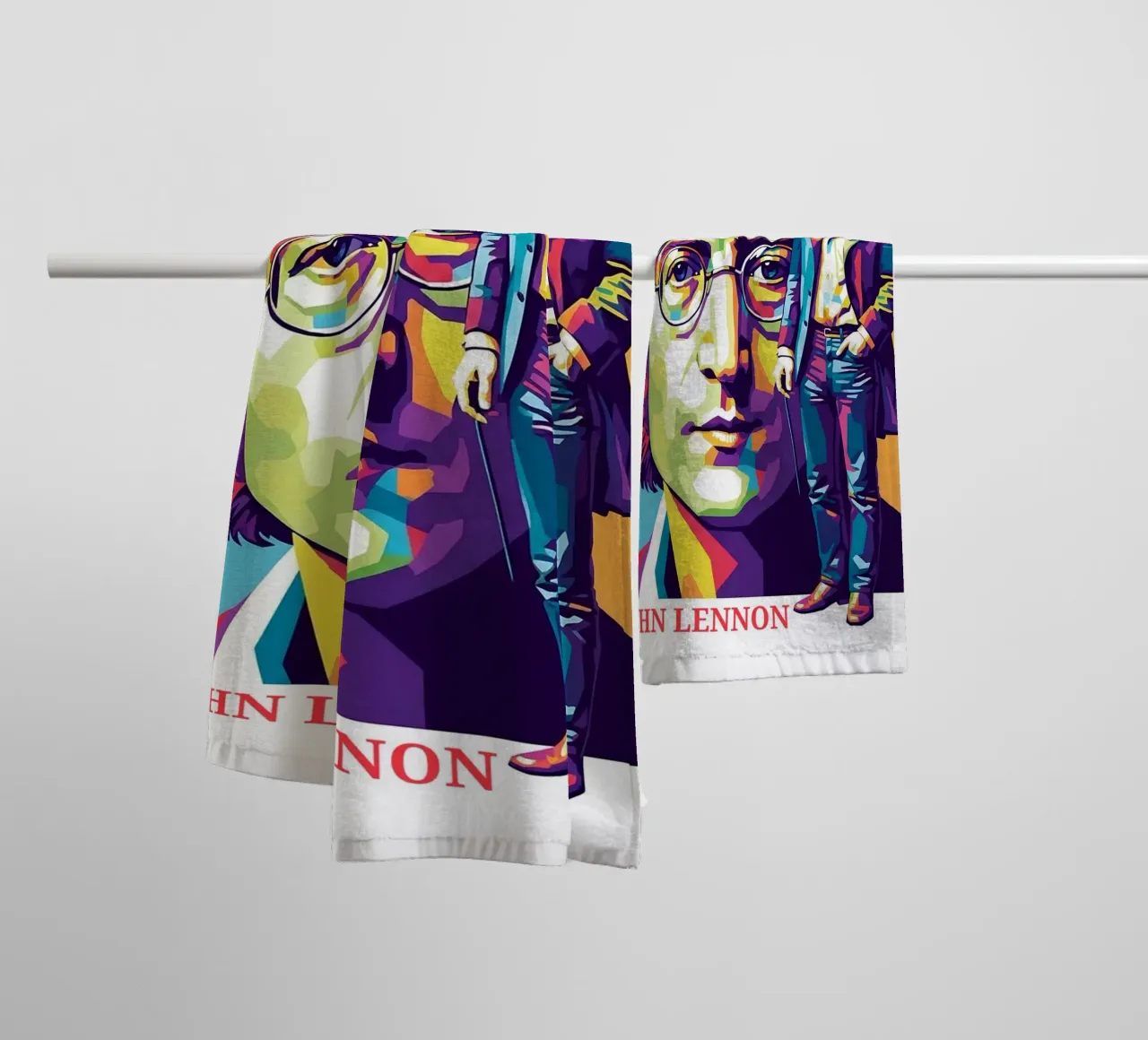John Lennon style asciugamano da bagno da Hantamrata
