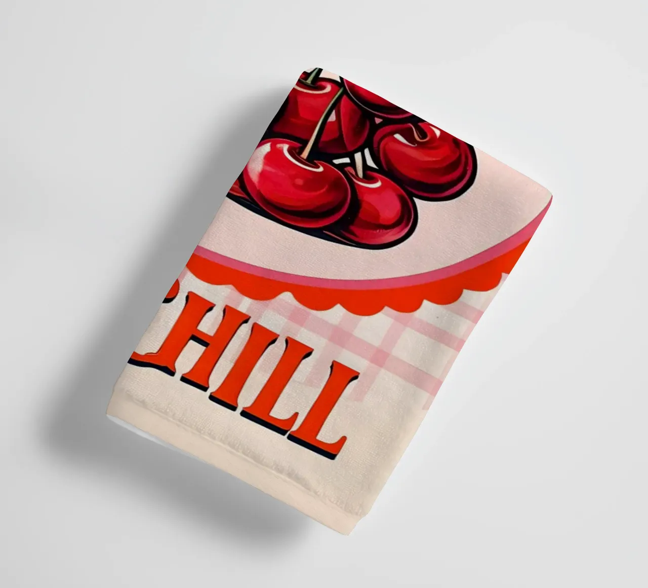 Cherries and chill towel by 🥝 KIWI STORE