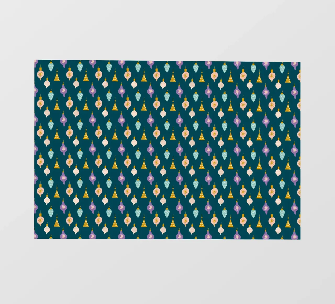 Christmas Pattern No 16 telo in pvc da treechild