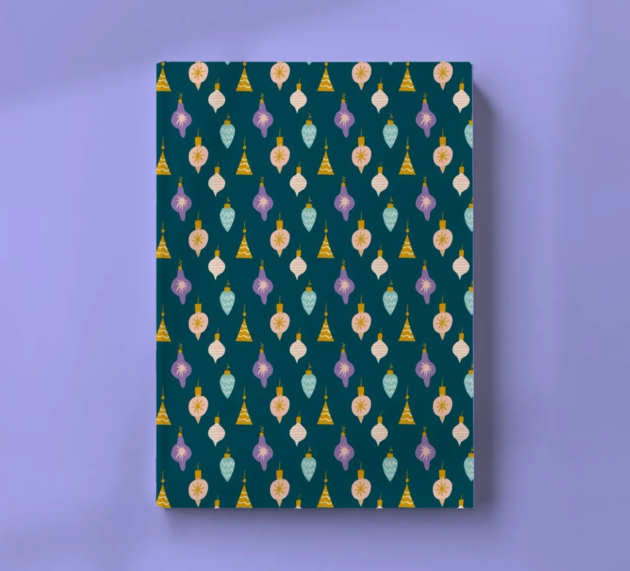 Christmas Pattern No 16 notebook by treechild