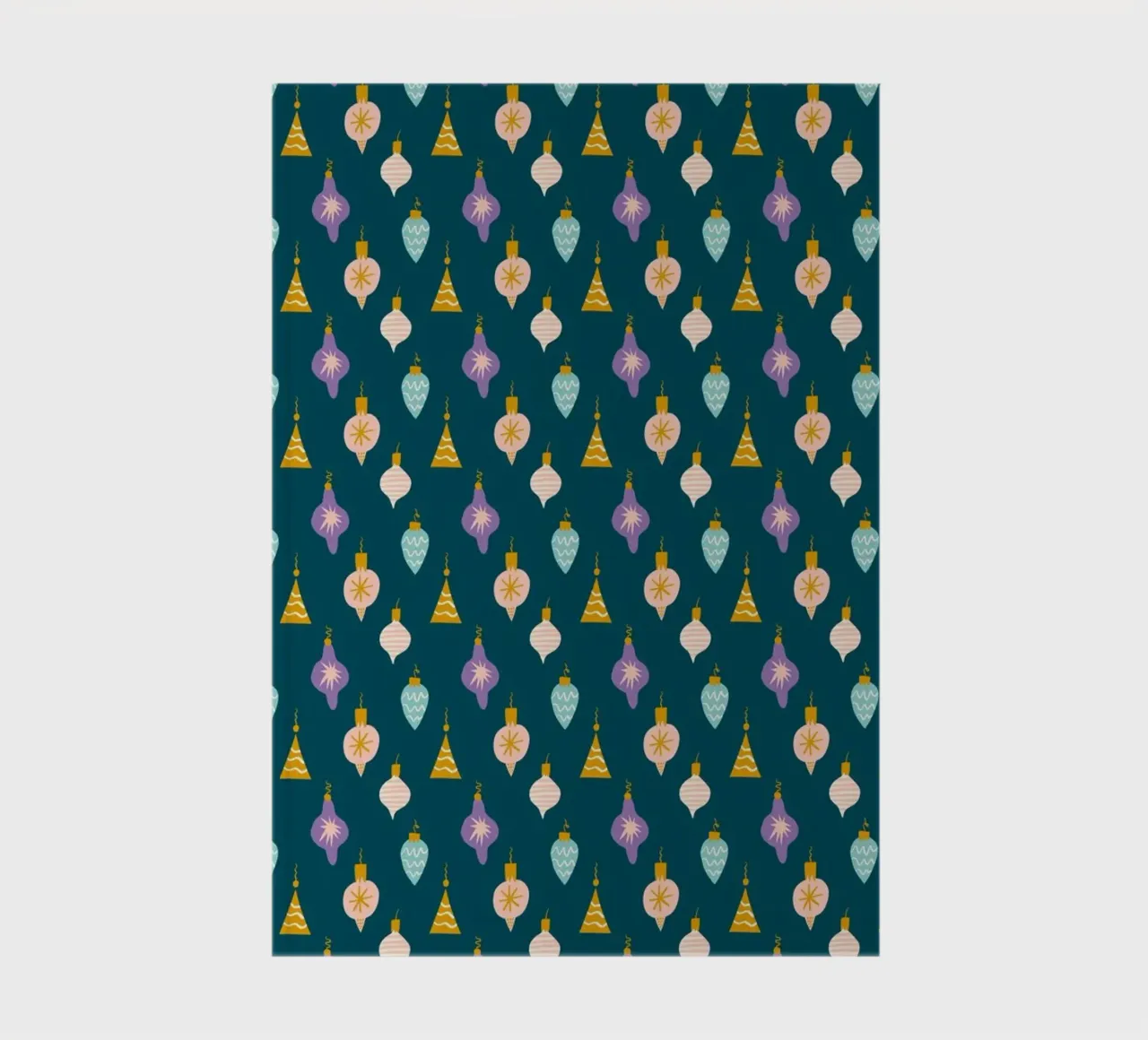 Christmas Pattern No 16 notebook by treechild