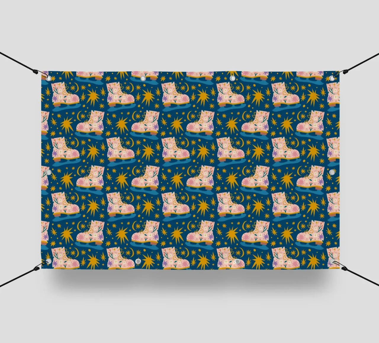 Christmas Pattern No 18 telo in pvc da treechild