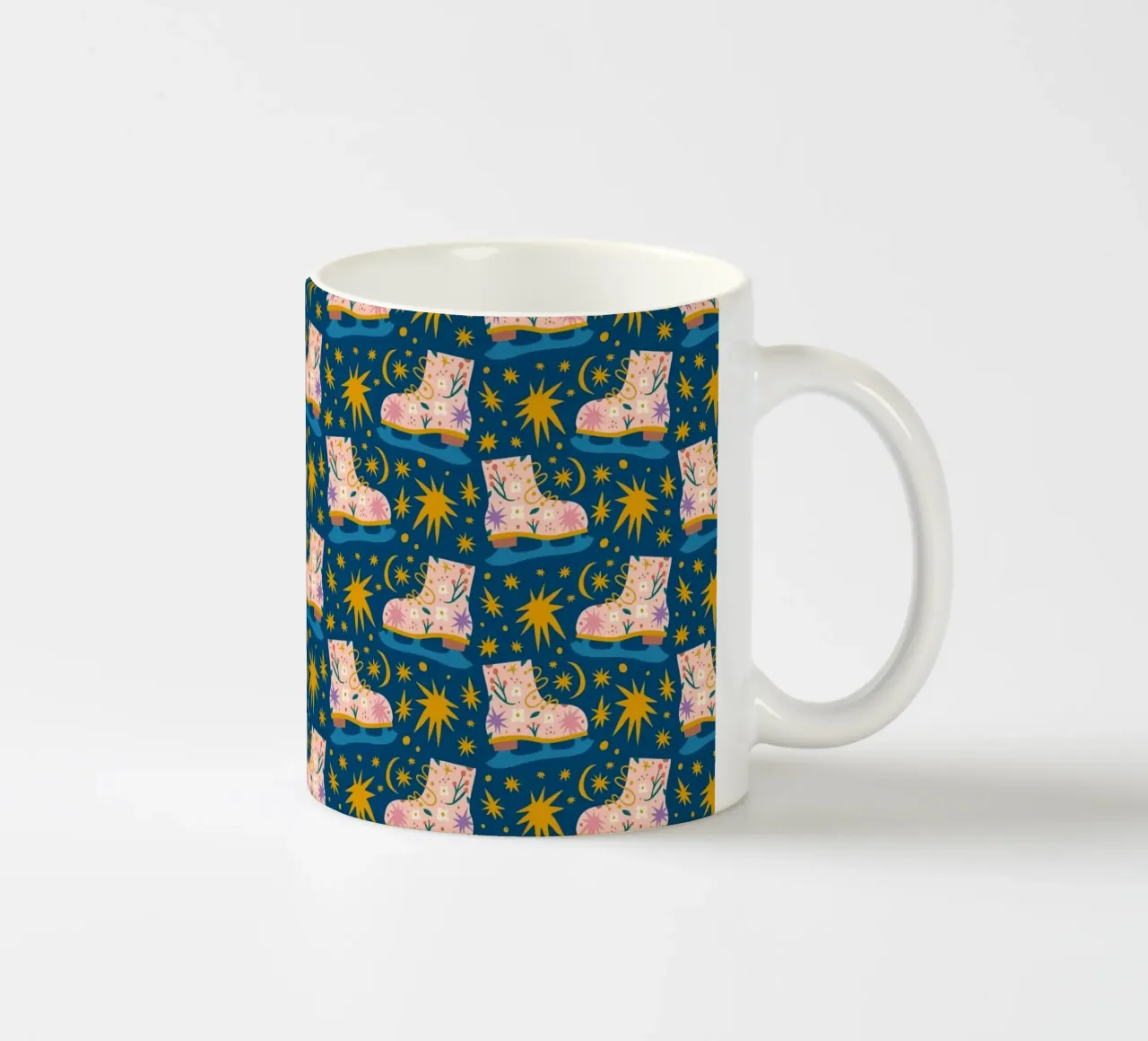 Christmas Pattern No 18 tazza in ceramica da treechild