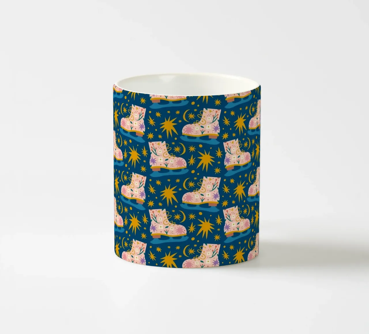 Christmas Pattern No 18 tazza in ceramica da treechild