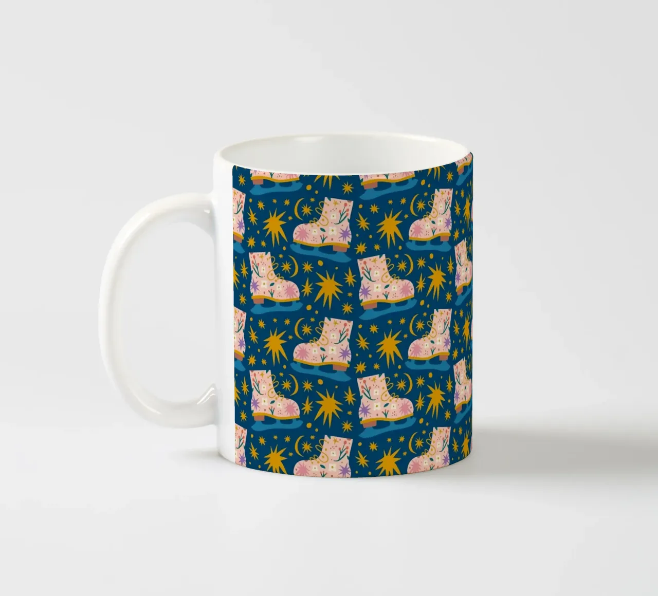 Christmas Pattern No 18 tazza in ceramica da treechild