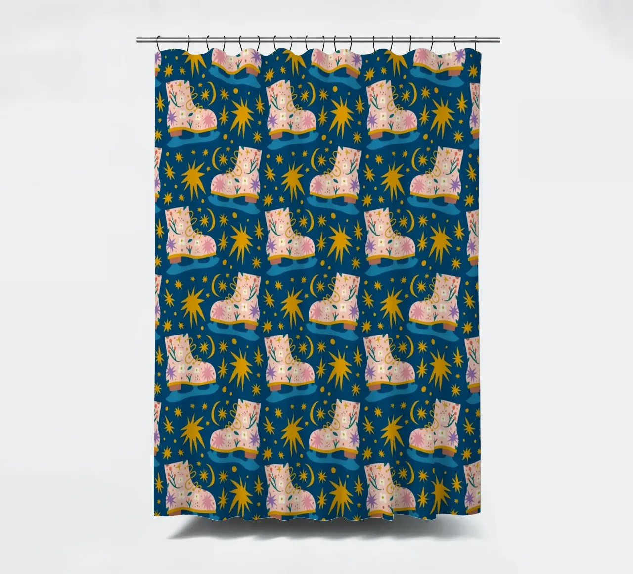 Christmas Pattern No 18 tenda da doccia da treechild