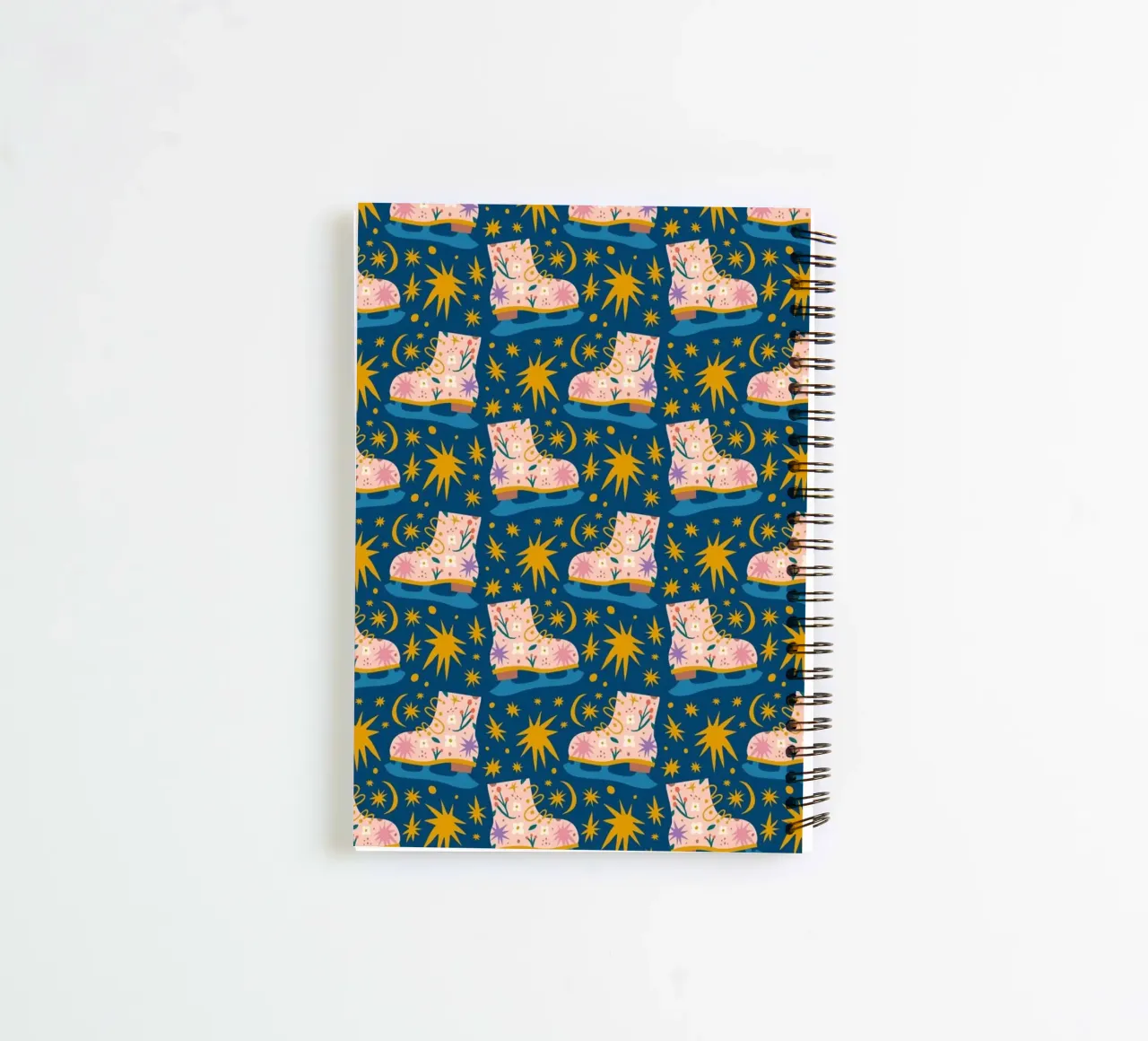 Christmas Pattern No 18 diario ad anelli da treechild