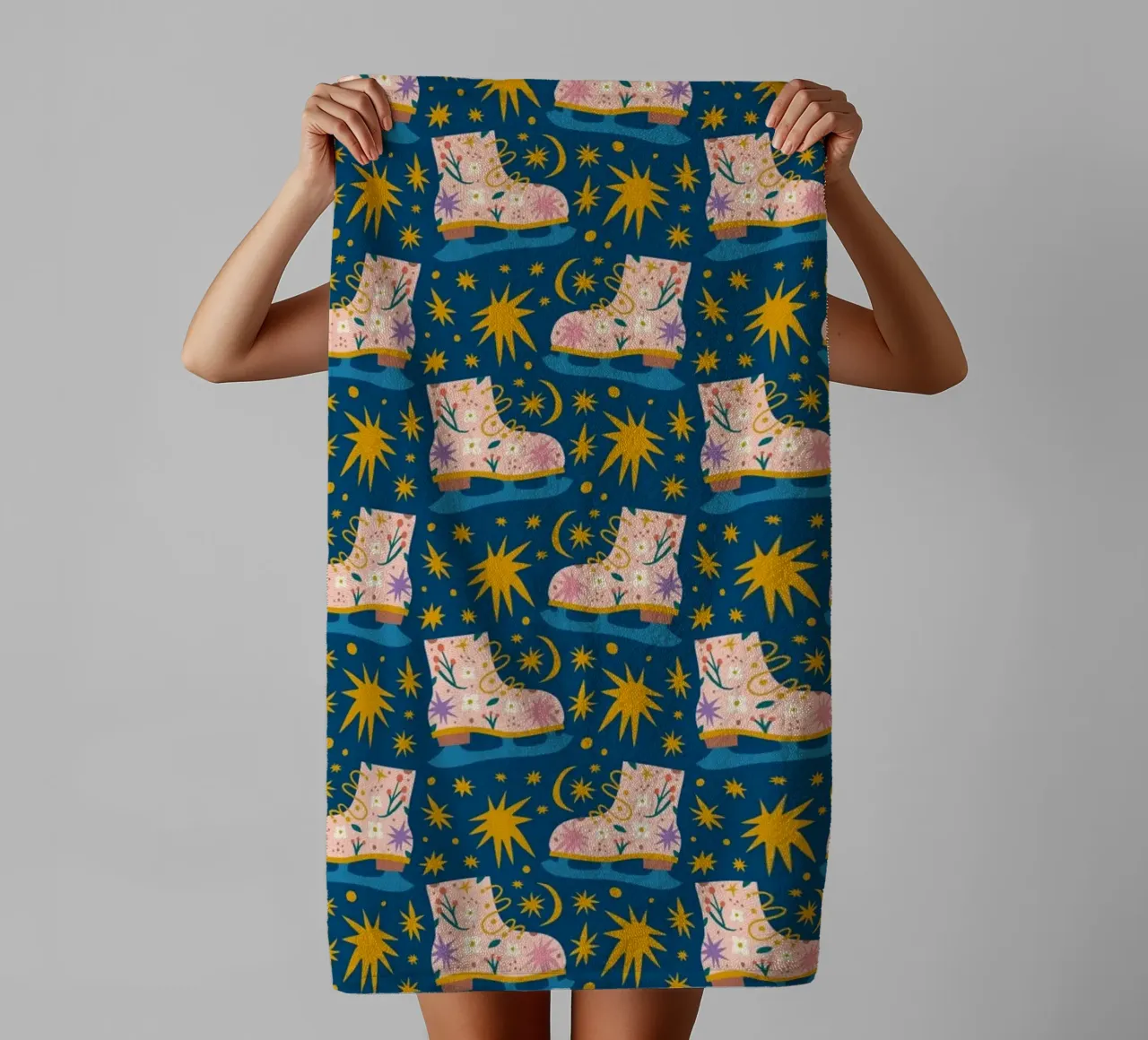Christmas Pattern No 18 asciugamano da bagno da treechild