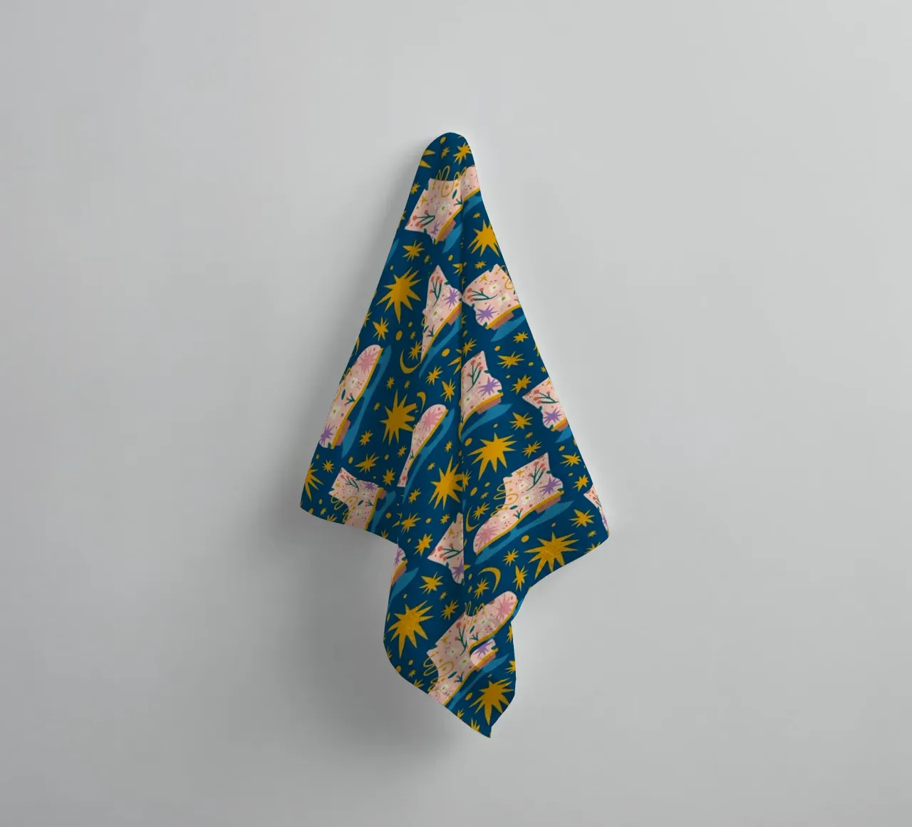 Christmas Pattern No 18 asciugamano da bagno da treechild
