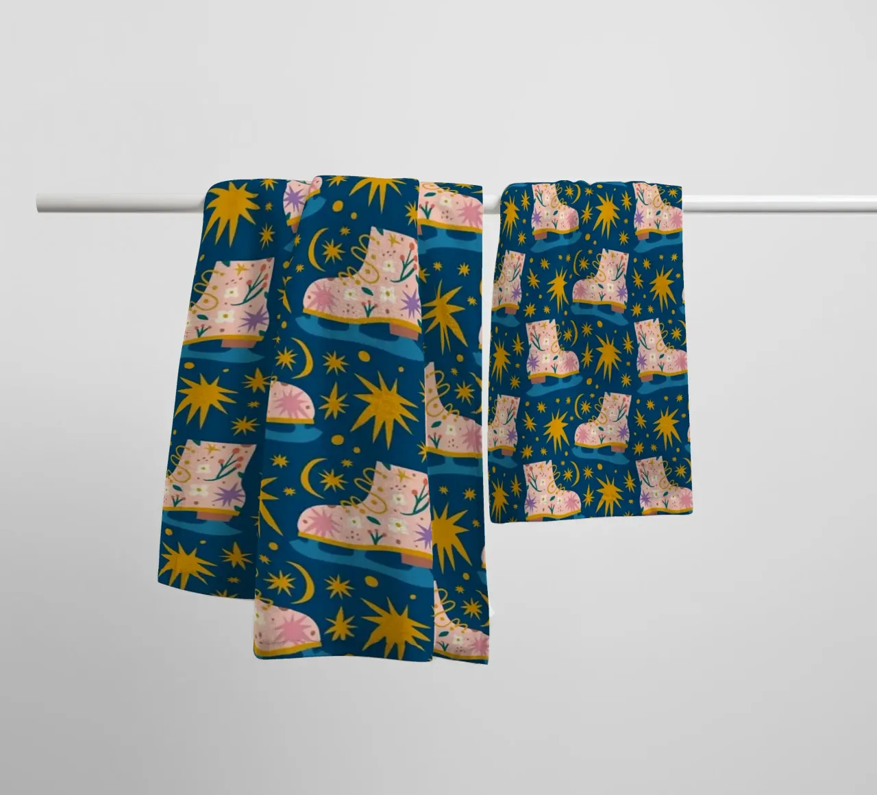 Christmas Pattern No 18 asciugamano da bagno da treechild