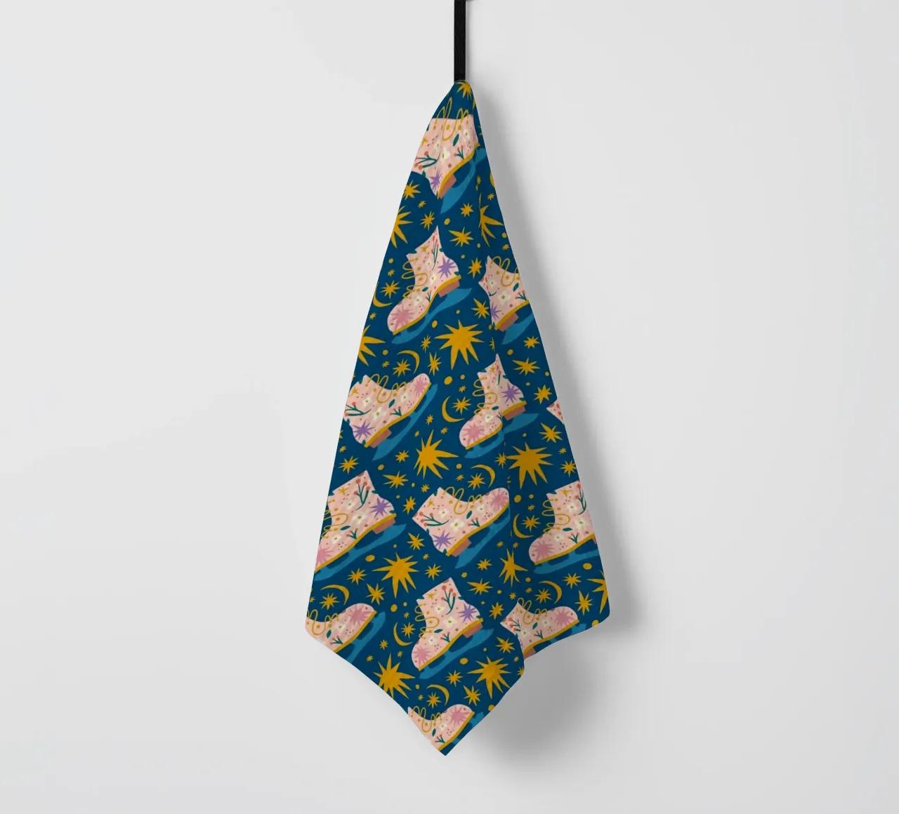 Christmas Pattern No 18 canovaccio da cucina da treechild