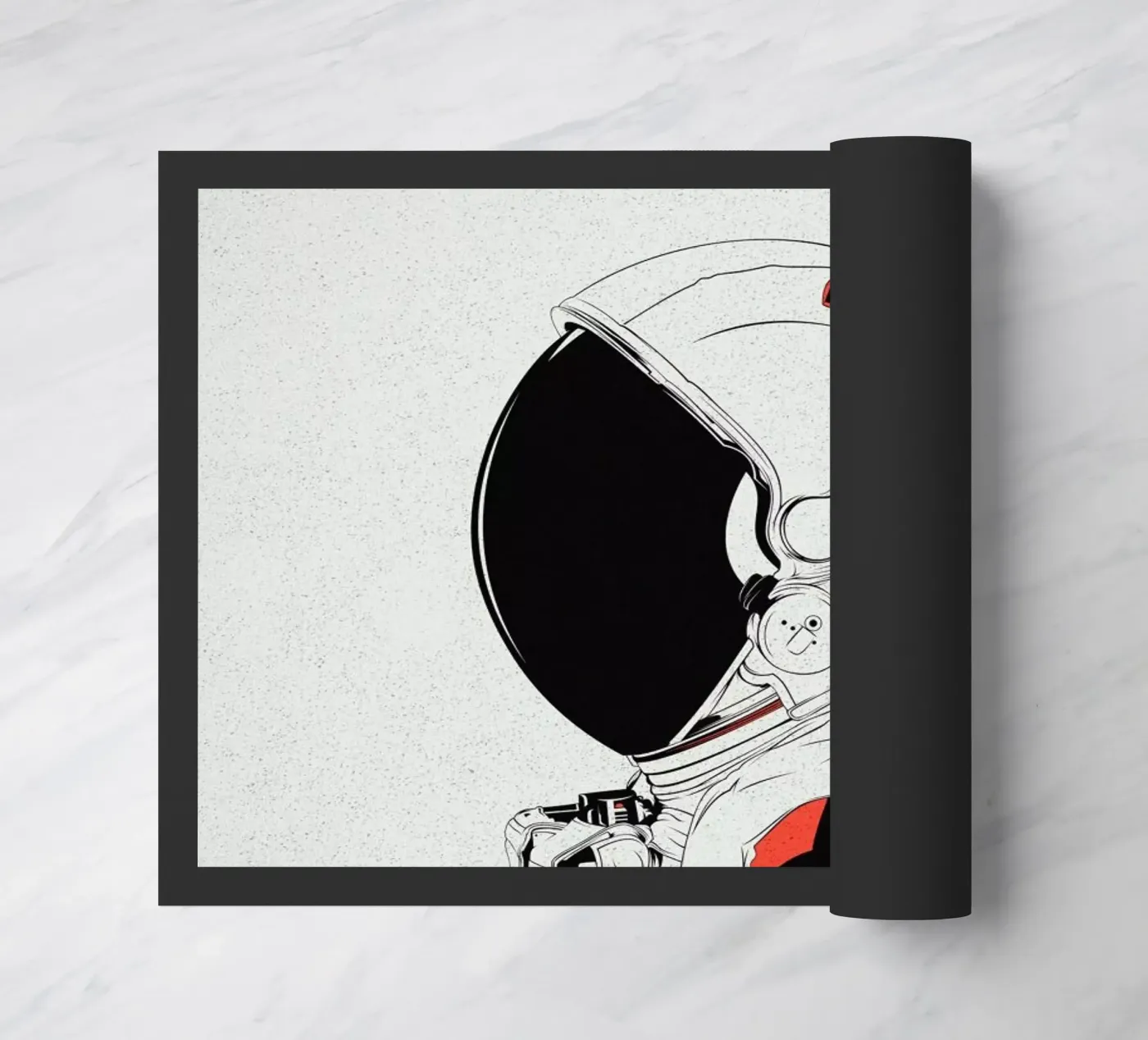 Astro White doormat by Cranio Dsgn
