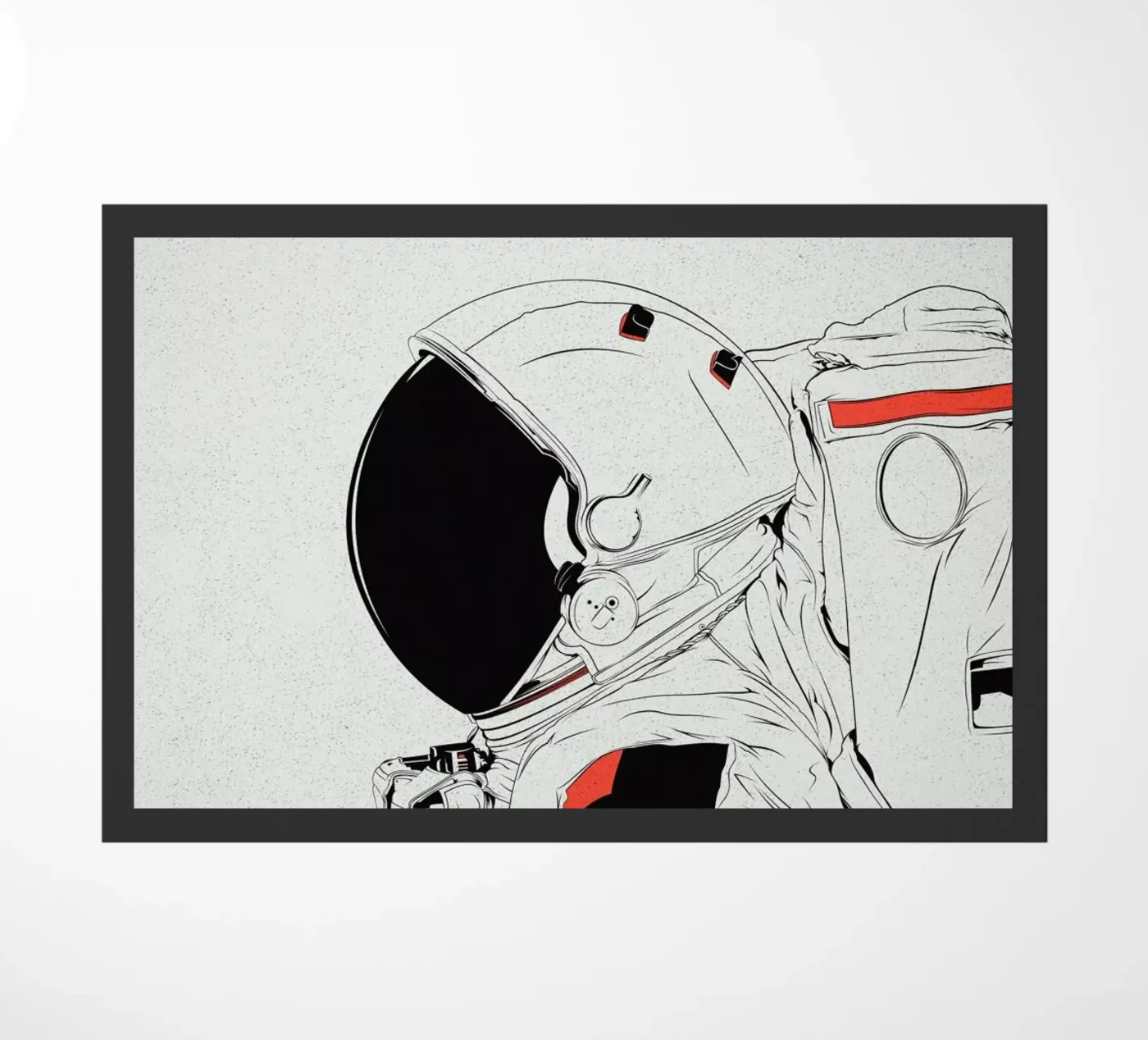 Astro White doormat by Cranio Dsgn