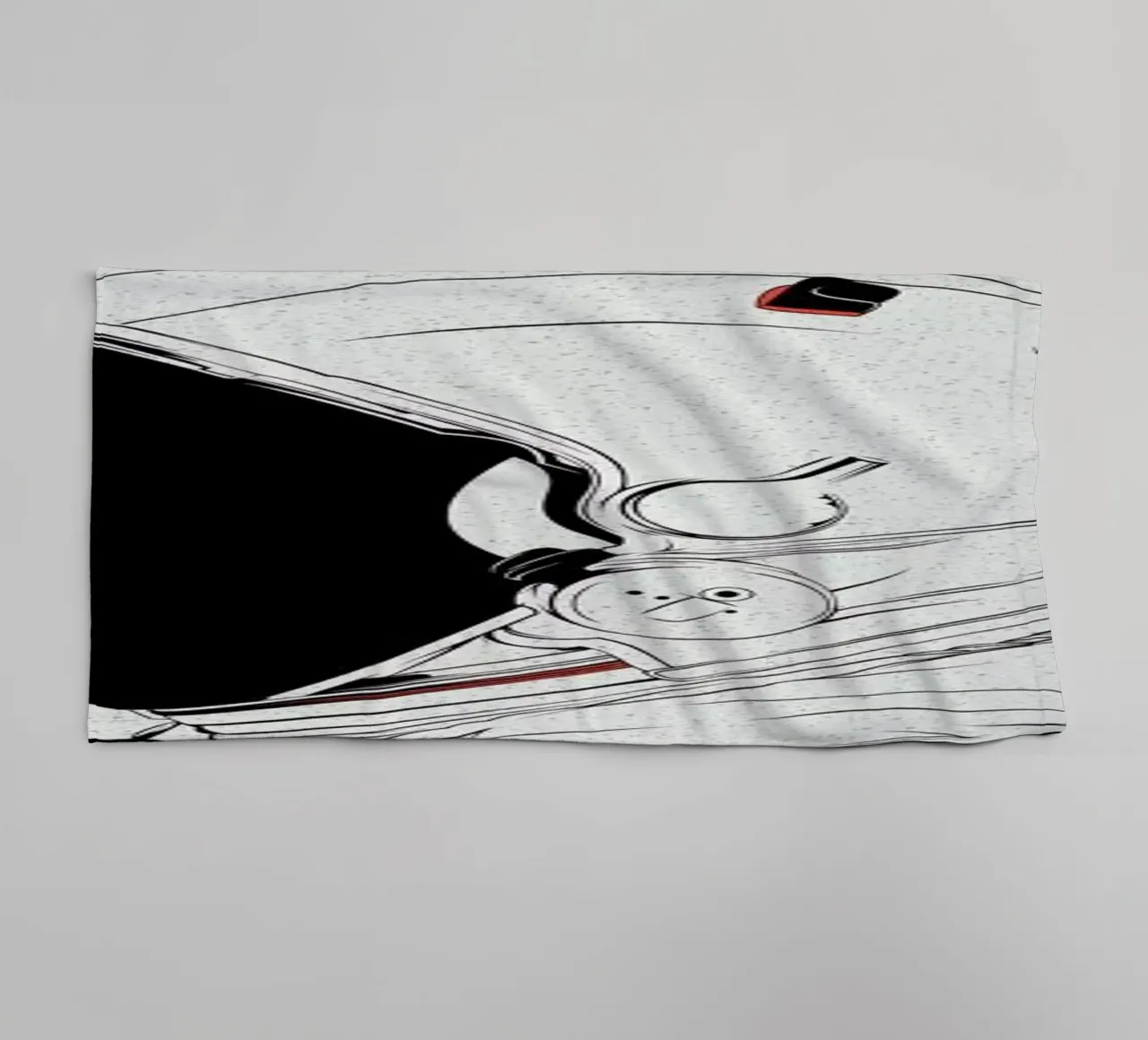 Astro White asciugamano da bagno da Cranio Dsgn