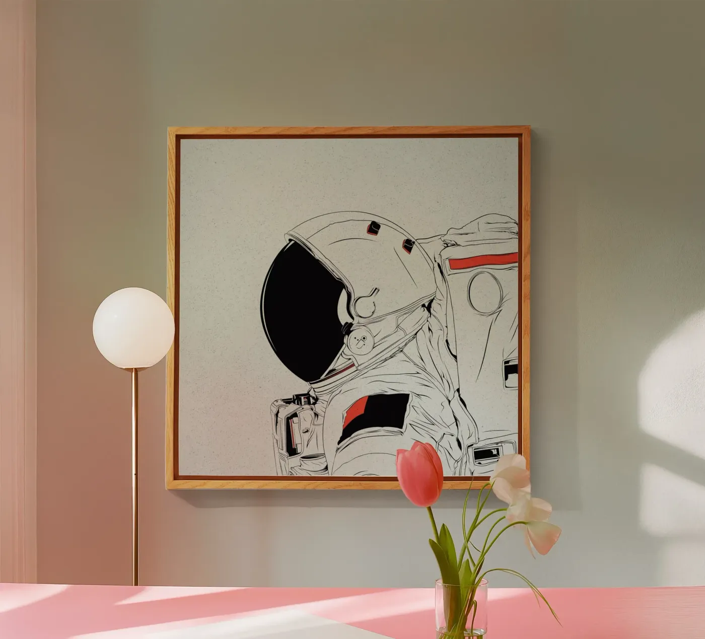 Astro White acrylic glass by Cranio Dsgn