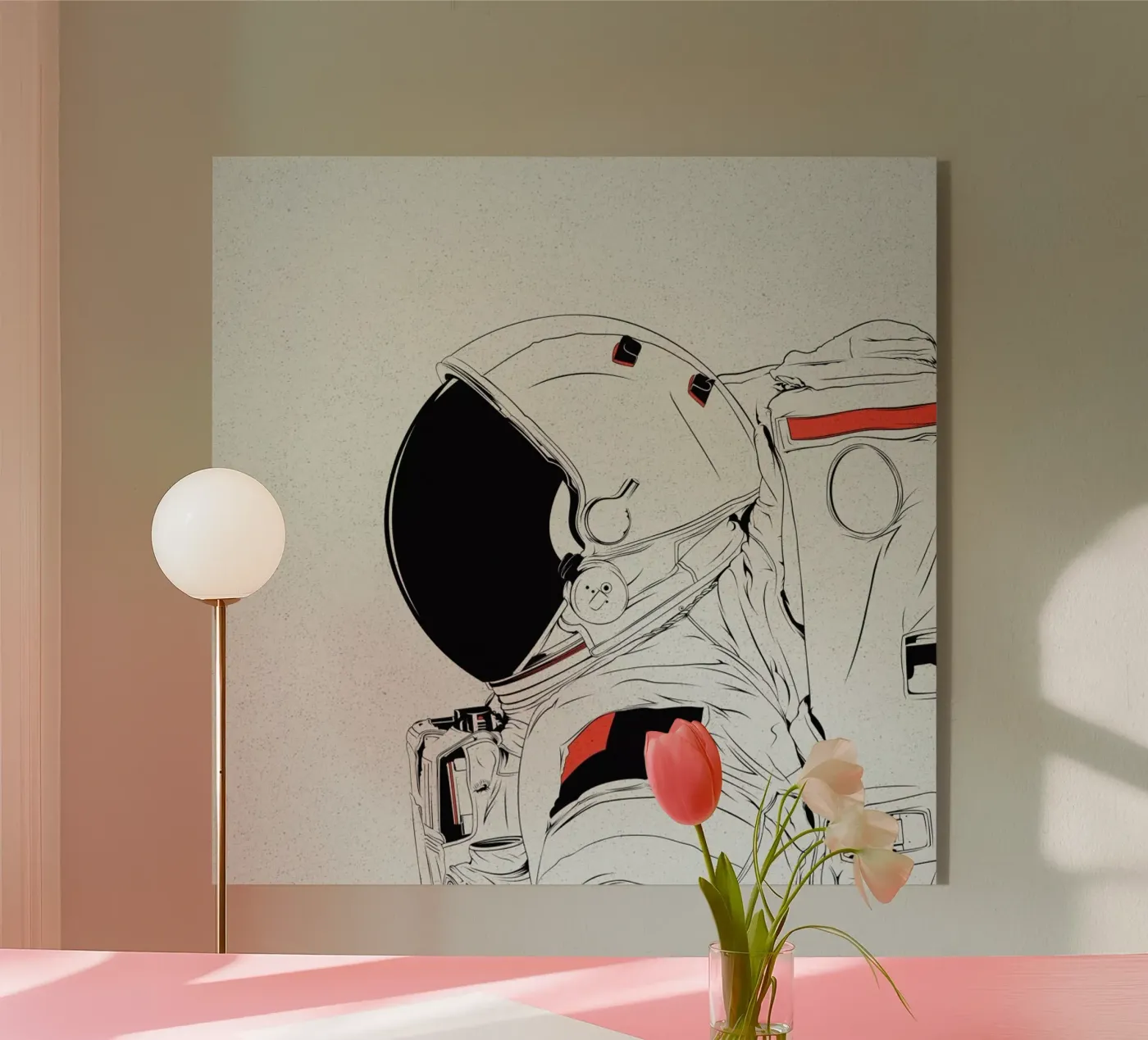 Astro White acrylic glass by Cranio Dsgn