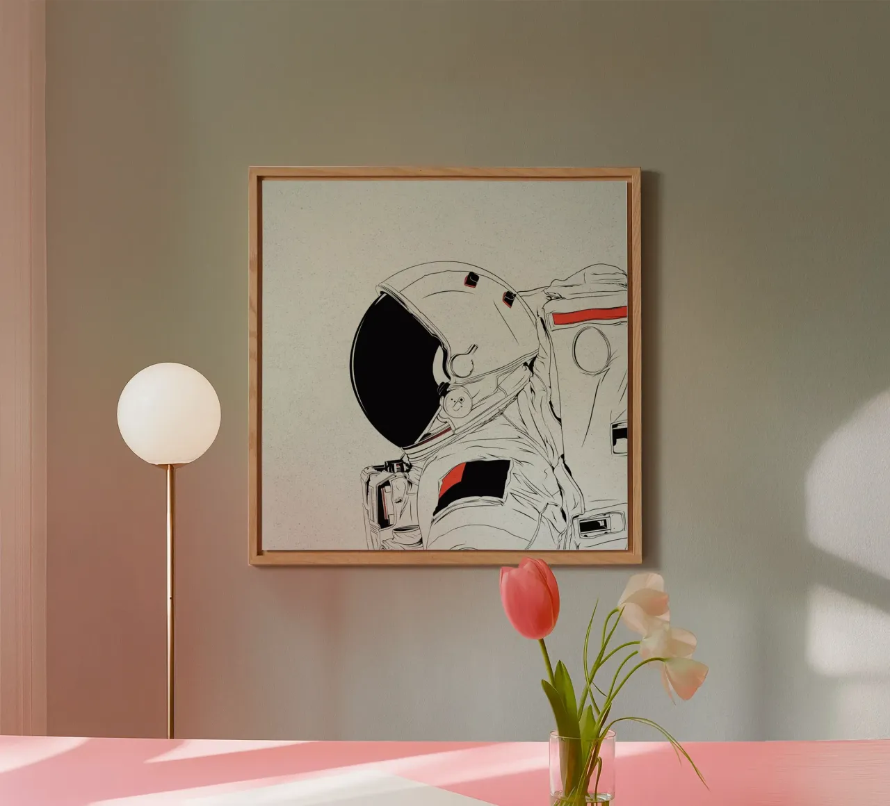 Astro White alluminio dibond da Cranio Dsgn