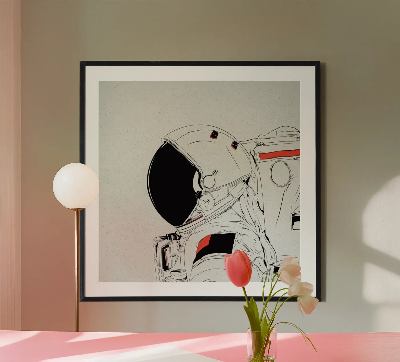 Astro White poster da Cranio Dsgn