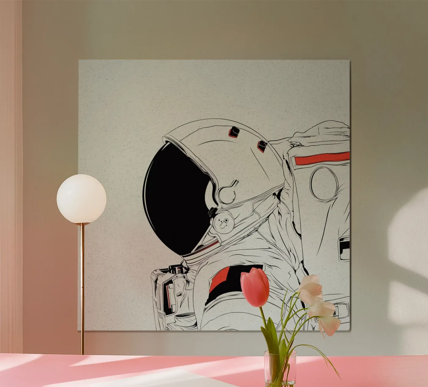 Astro White poster da Cranio Dsgn